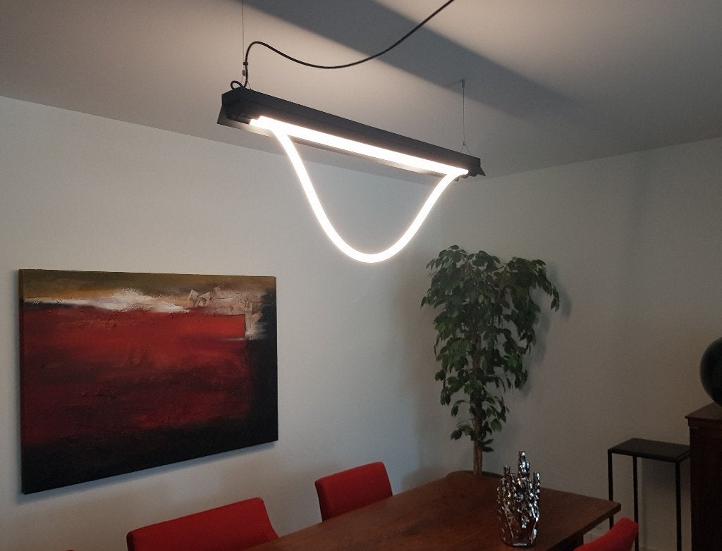 MOOOI Tubelight 150 hanglamp, Huis en Inrichting, Modern - design, Overige fittingen, Ophalen of Verzenden, Zo goed als nieuw