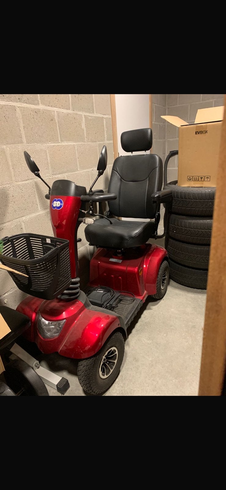 Scootmobile, Enlèvement, Utilisé