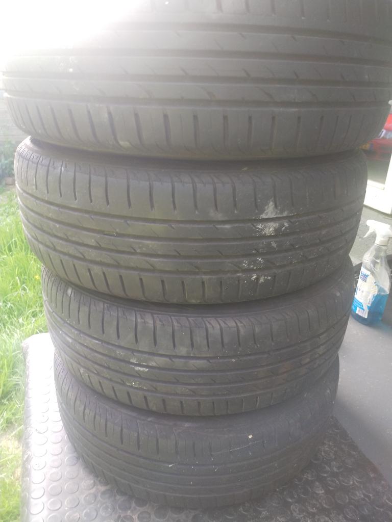 185 60 15 Kit  Nexen zomer op staal 5x100 60devier, Auto-onderdelen, Banden en Velgen, Banden en Velgen, Zomerbanden, 15 inch