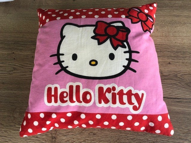 Kussen - Hello Kitty 40 / 40, Enfants & Bébés, Enlèvement ou Envoi, Comme neuf, Moyen (20 à 80 cm), Autres types