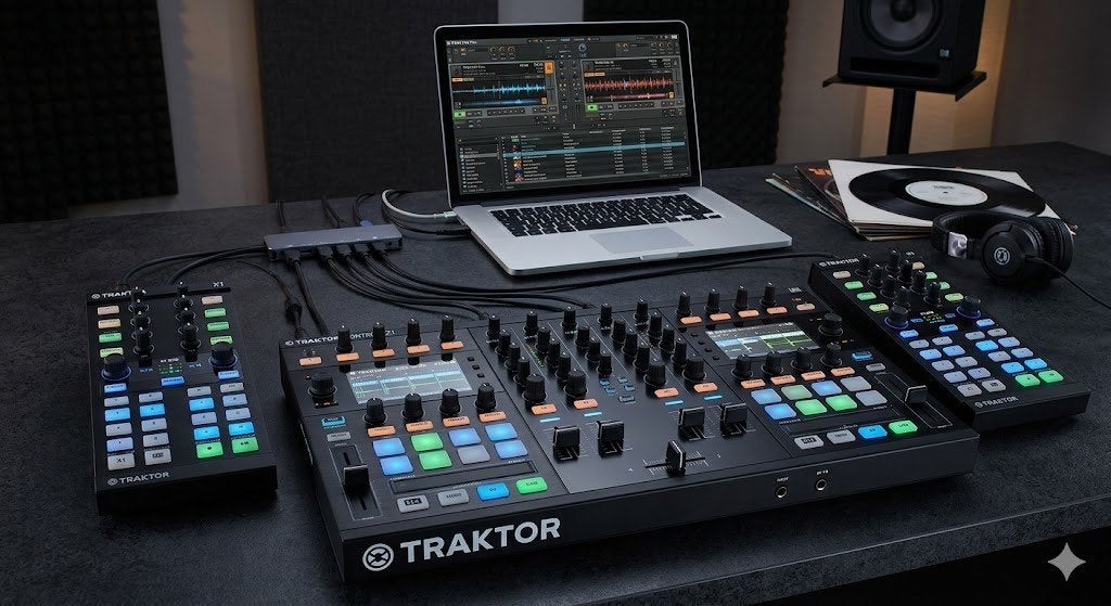 Traktor Kontrol DJ mengpanelen (S5 X1 Z1), Ophalen of Verzenden, Zo goed als nieuw, Draaitafel