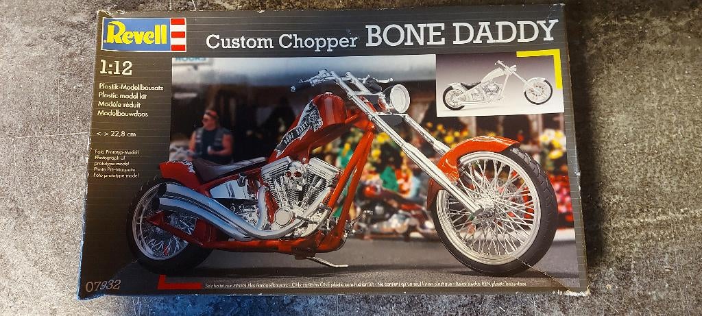 custom chopper BONE DADDY  schaal: 1/12 REVELL, 1:50 of kleiner, Verzenden, Revell, Overige typen
