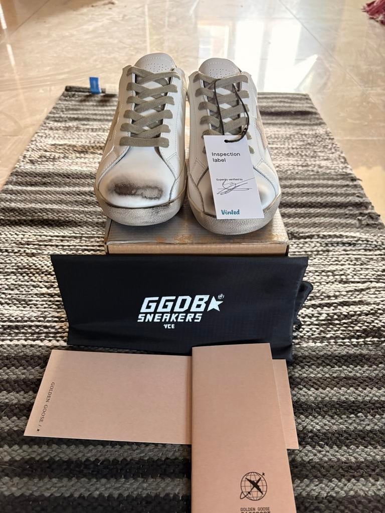 Golden goose superstar neuve avec verif vinted, Kleding | Heren, Schoenen, Wit, Nieuw, Ophalen of Verzenden, Veterschoenen