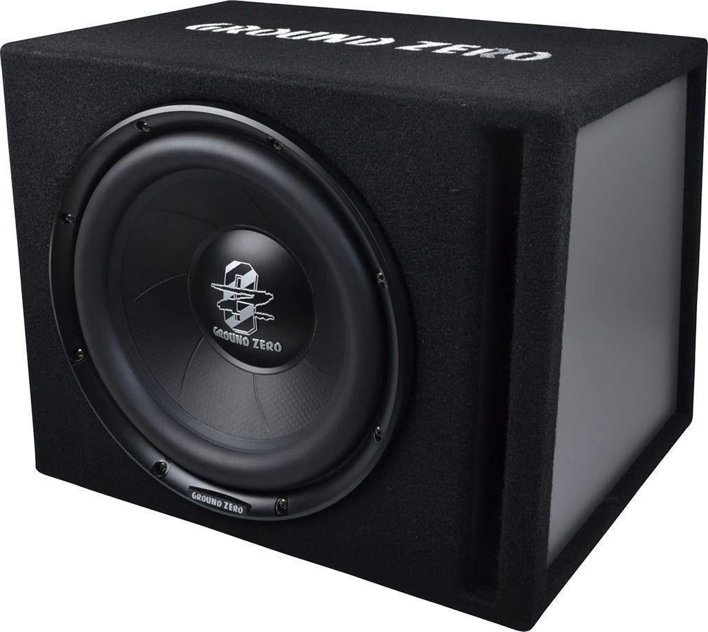 Ground Zero actieve 12 Inch subwoofer 300 Watt, Auto diversen, Autospeakers, Nieuw, Ophalen of Verzenden