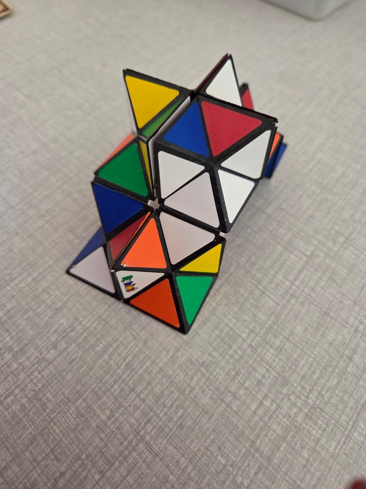 Vintage 70's Rubiks, 6 puntige stervormige., Ophalen of Verzenden