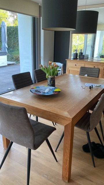 Tafel, Ophalen, Strak, Gebruikt, Eikenhout