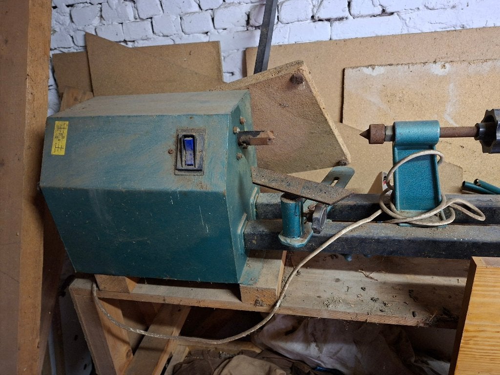 draaibank, Bricolage & Construction, Tours, Enlèvement, Utilisé, Tour à bois, 500 à 1000 mm