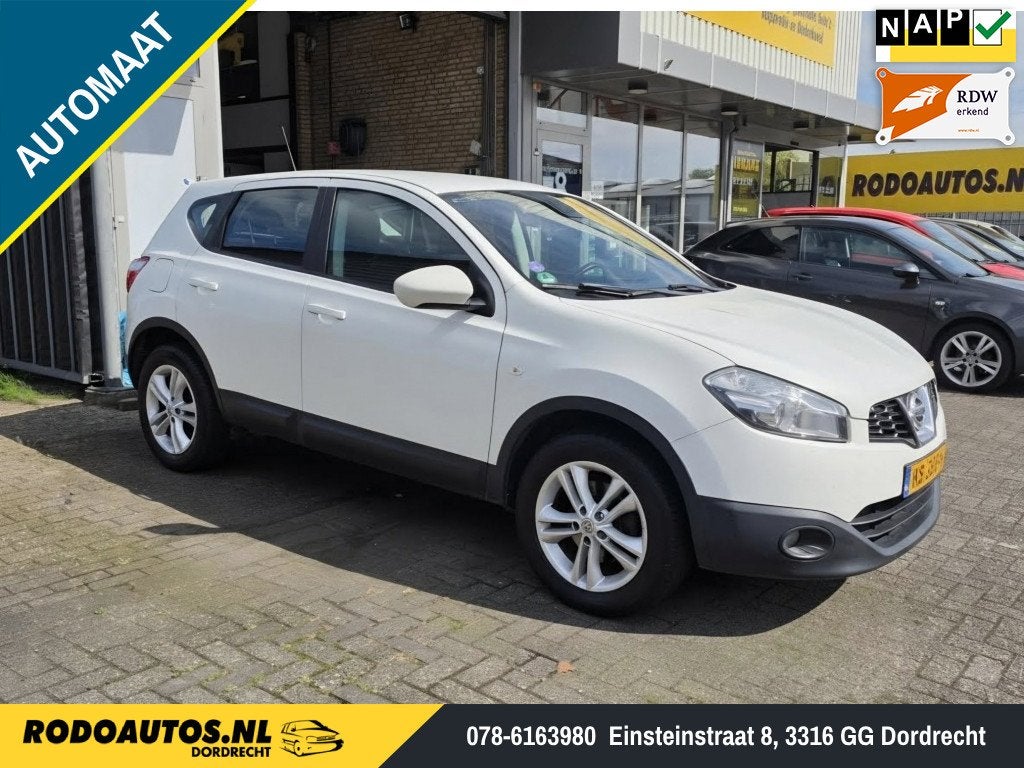 Nissan QASHQAI 1.6 Acenta Automaat VERSN BAK DEFECT!, Automaat, Wit, SUV of Terreinwagen, 1598 cc