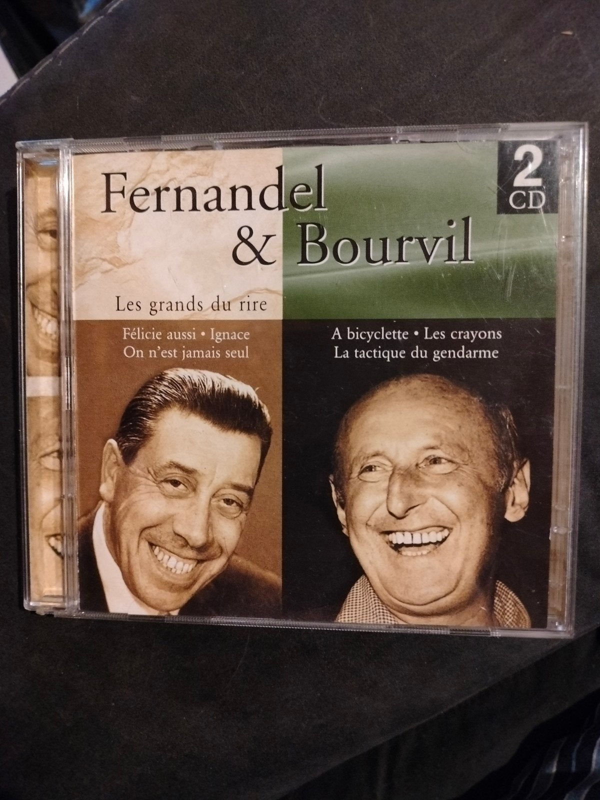 Fernandel et Bourvil, Enlèvement ou Envoi, Utilisé, Compilation, Chant