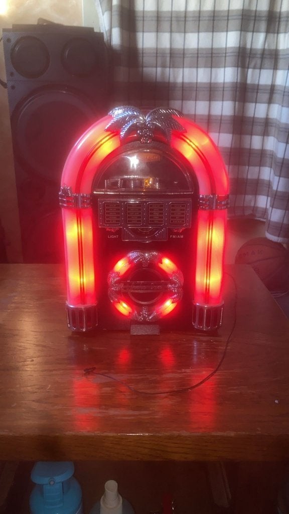 Jukebox radio met AUX, Audio, Tv en Foto, Ophalen, Gebruikt, Radio