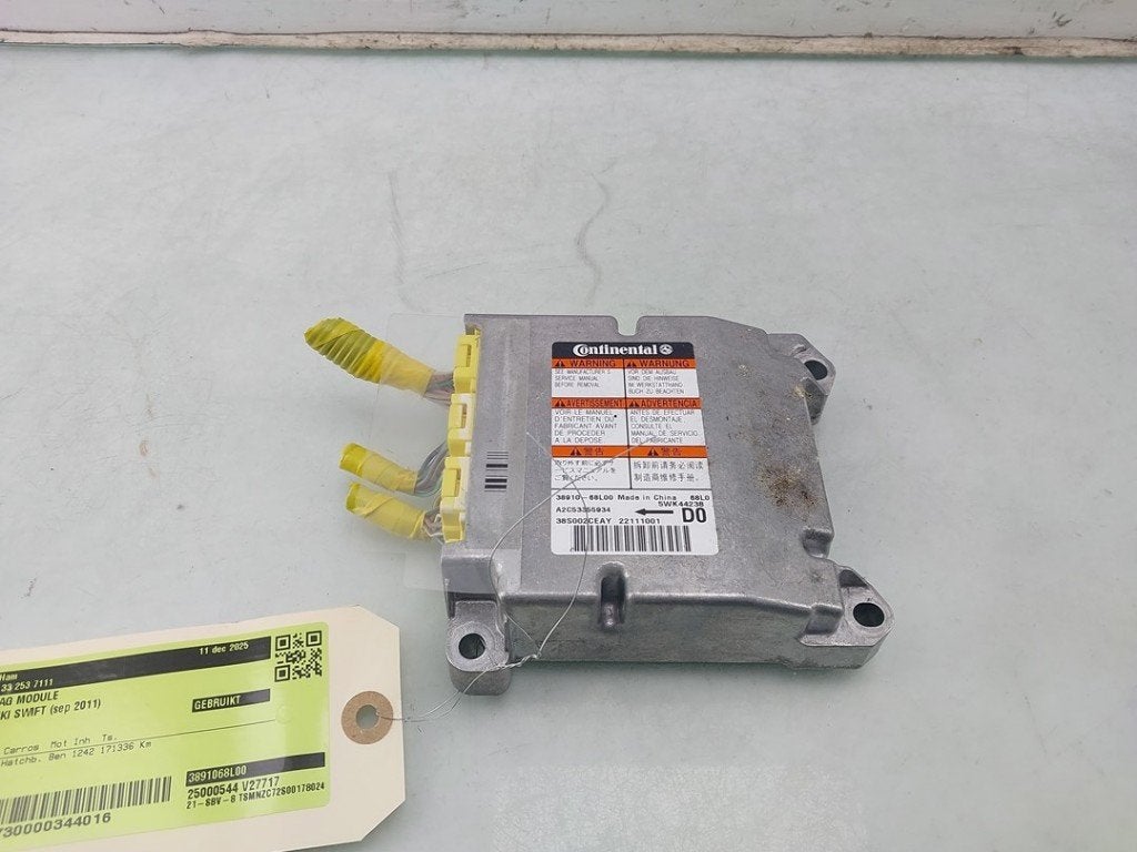 BOITIER AIRBAG Suzuki Swift (ZA / ZC / ZD) (|3891068L02|), Suzuki-Allee 7
64625  Bensheim, DE, Suzuki Deutschland GmbH, Kontakt@suzuki.de