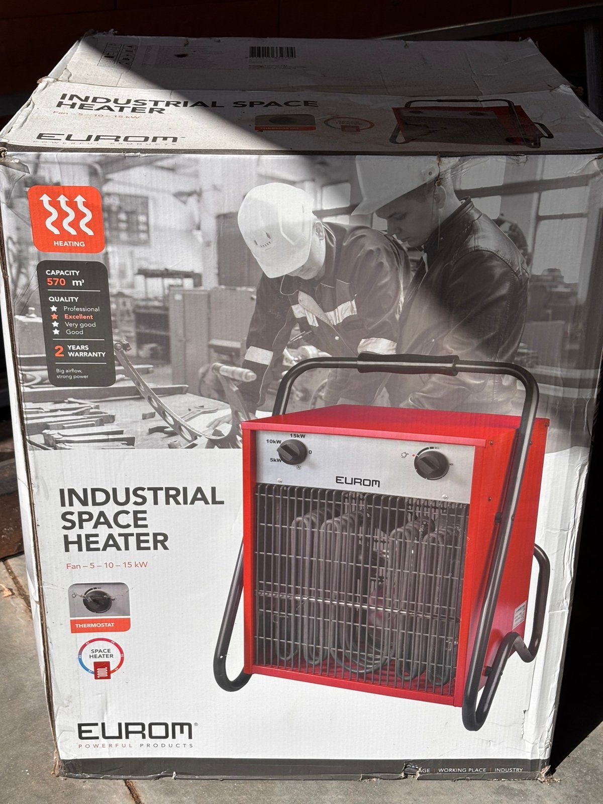 Industrial space heater, Zakelijke goederen, Machines en Bouw | Overig, Ophalen