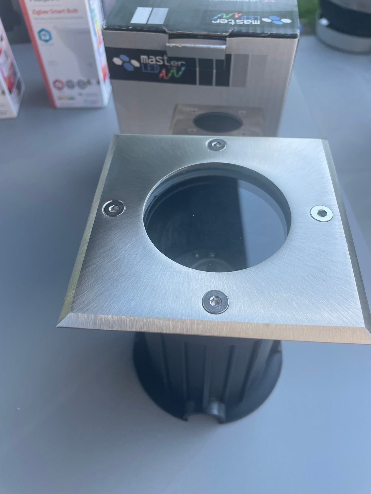 Grondspots met Zigbee lampen, Tuin en Terras, Ophalen, Inox, Minder dan 50 watt, Nieuw