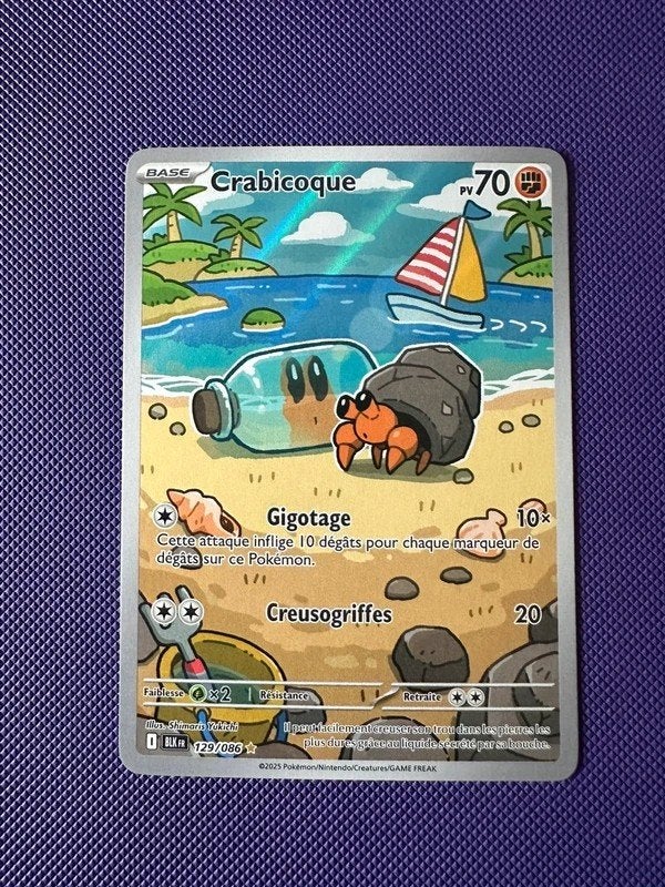 Crabicoque 129/086 FR (carte Pokémon), Hobby & Loisirs créatifs, Enlèvement ou Envoi, Comme neuf, Cartes en vrac