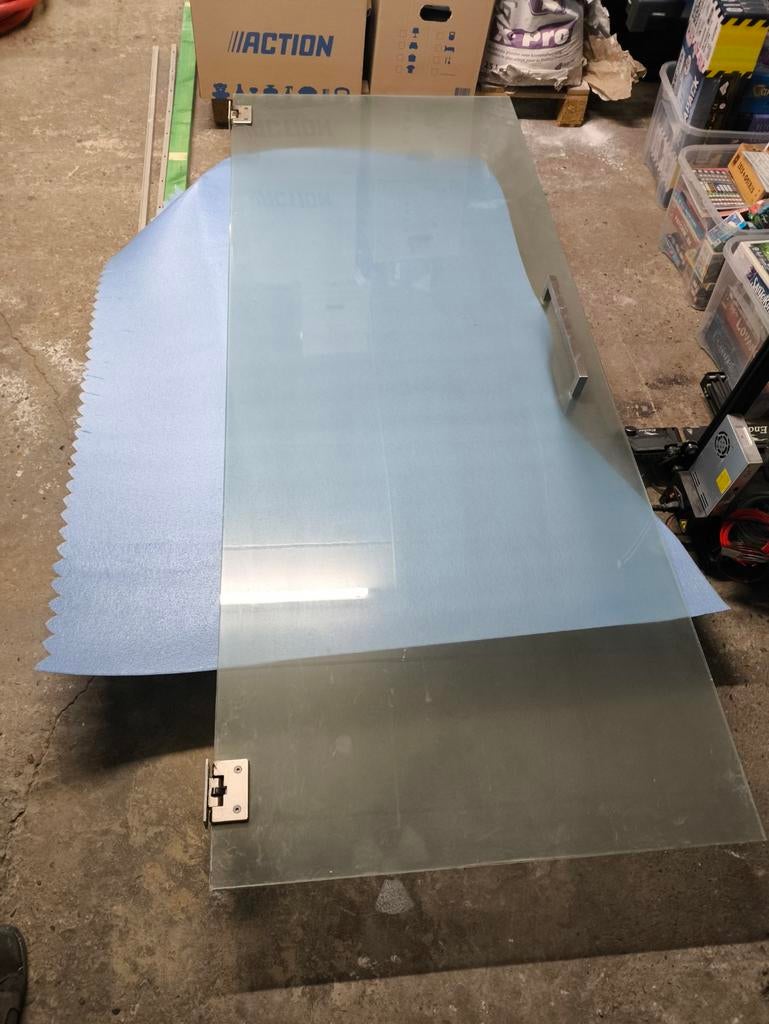 Glazen deur 211x83, Doe-het-zelf en Bouw, Ophalen