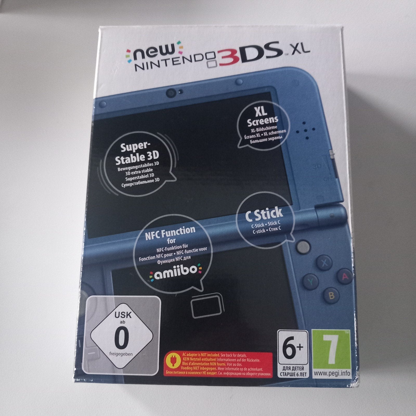 Boite bleue métallisée New Nintendo 3ds XL, Consoles de jeu & Jeux vidéo, Enlèvement ou Envoi, 3DS
