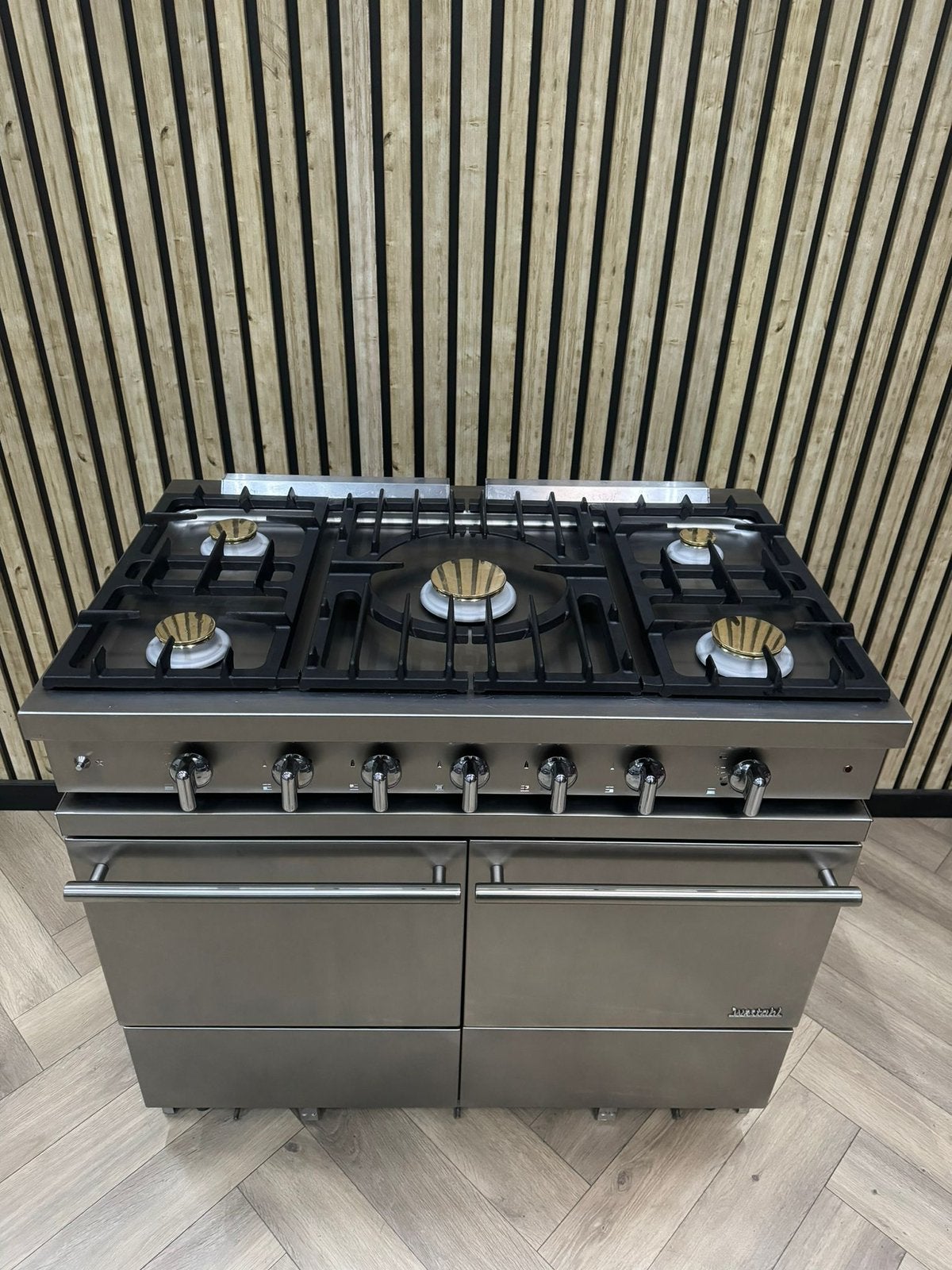 Prachtige Lacanche Inox Gas 100cm + Gasovens, Enlèvement ou Envoi, Gril, Électrique