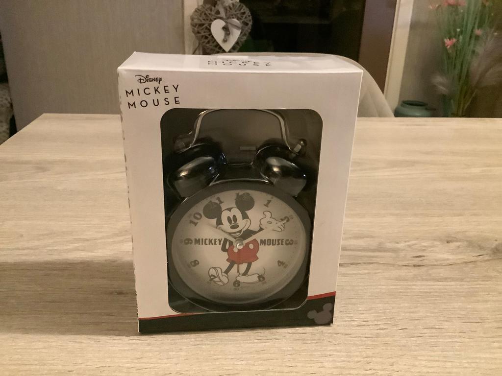 Réveil Disney Mickey Mouse (nouveau), Enlèvement ou Envoi, Mickey Mouse, Neuf, Autres types
