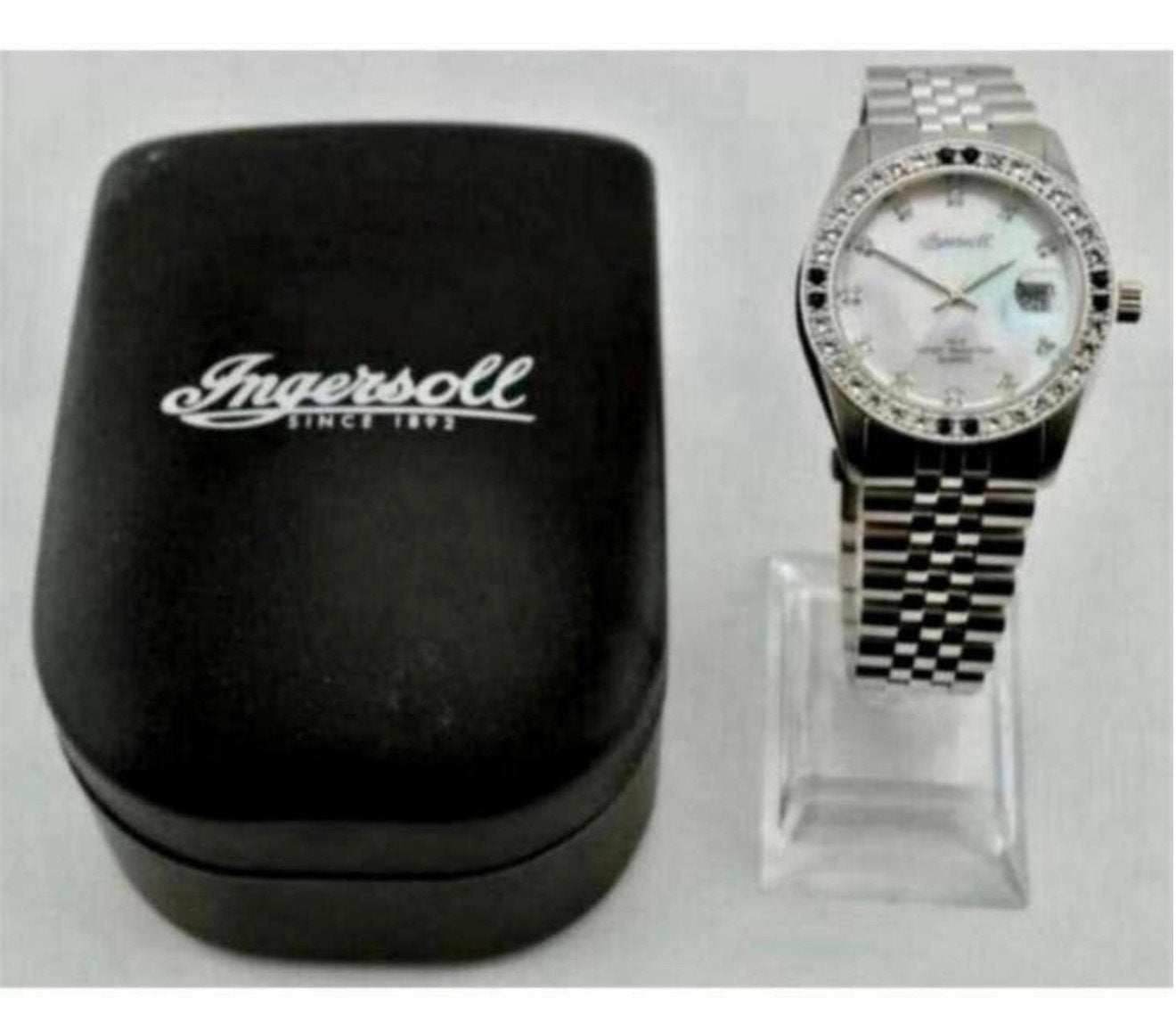 Montre Ingersoll fabriquée en Suisse IN34126G + diamants, Enlèvement ou Envoi, Autres matériaux, Autres types