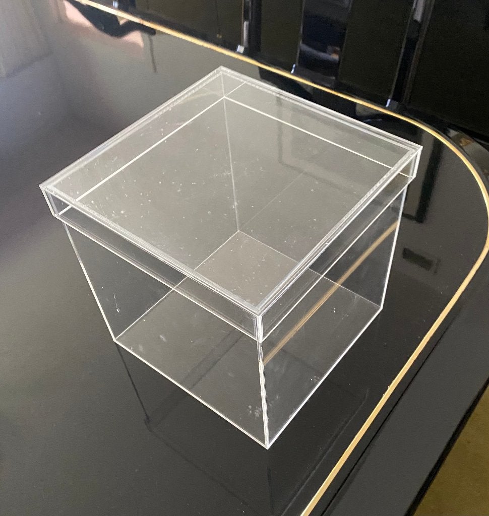 Boîte cubique en plexiglas, Maison & Meubles, Maison & Meubles | Autre, Comme neuf, Enlèvement