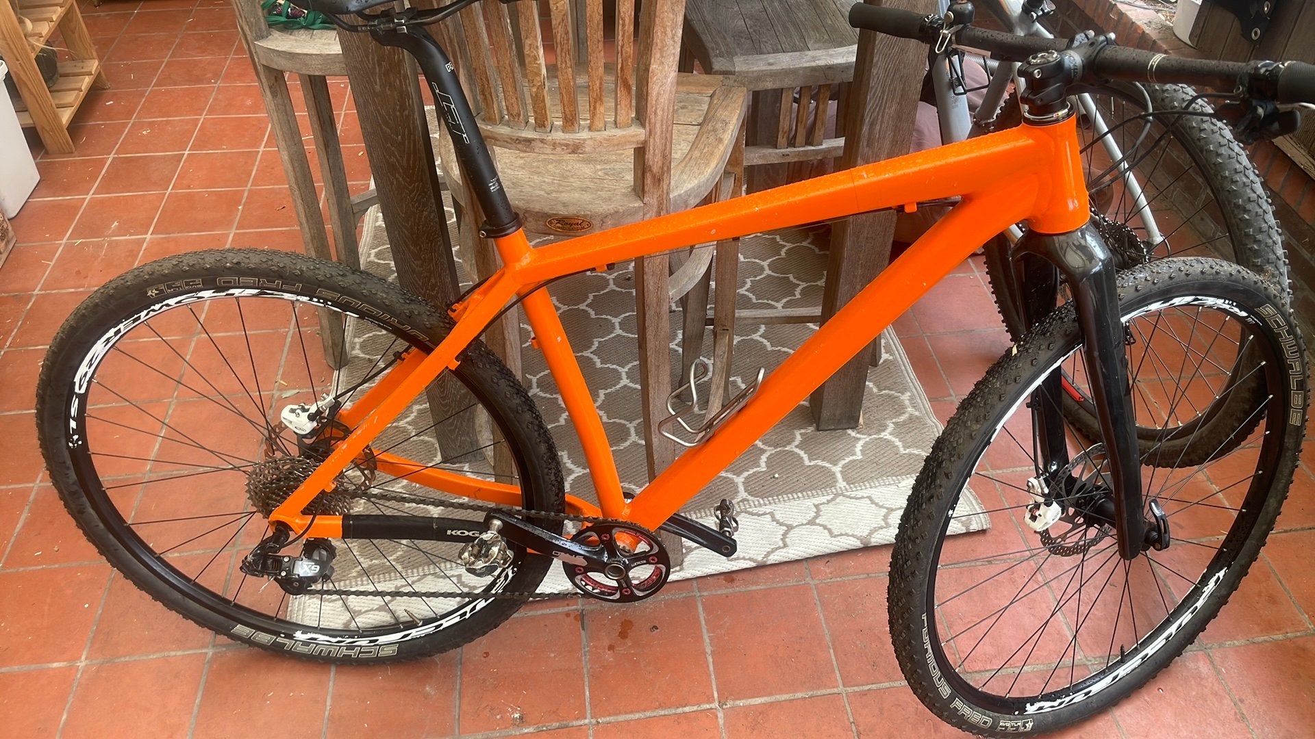 Mtb noname aluminium frame, Fietsen en Brommers, Gebruikt, 10 tot 15 versnellingen, 49 tot 53 cm, Overige maten