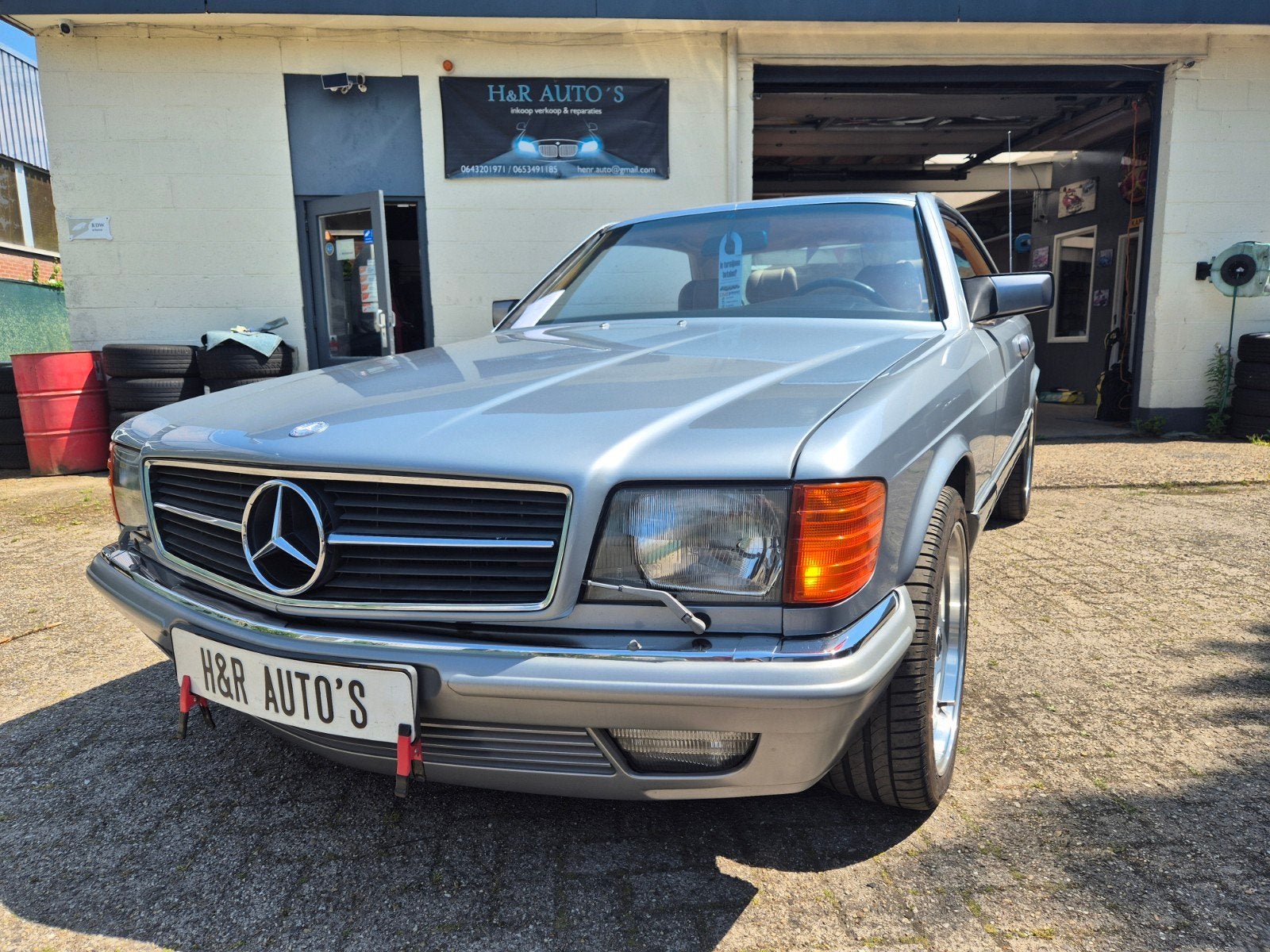 Mercedes 380 sec nieuwstaat, Autos, Cuir, Achat, Beige, Entreprise