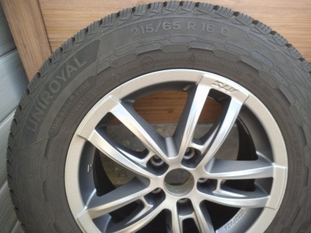winterbanden op velg van peugeut expert 3 M16, Ophalen, 16 inch, Winterbanden, Band(en)