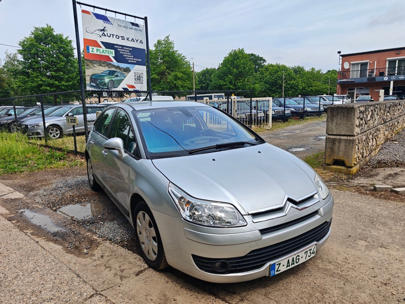 Citroën C4 1,6 km essence 132 000 d'ici 2007, Argent ou Gris, Entreprise, 5 portes, 5 places