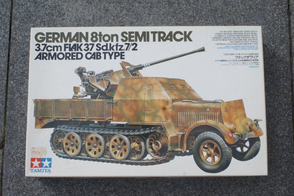 Tamiya - 3,7cm Flak 37 Sd.Kfz. 7/2 - 1/35, Hobby en Vrije tijd, Modelbouw | Auto's en Voertuigen, Tank, 1:32 tot 1:50, Ophalen of Verzenden