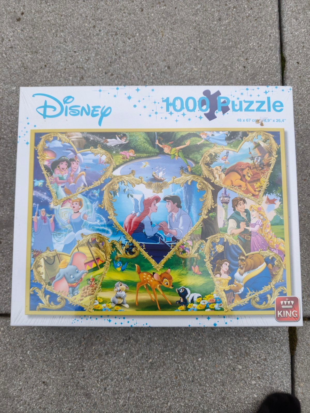 Puzzel Disney 1000 stukjes, Hobby en Vrije tijd, Ophalen, 500 t/m 1500 stukjes, Nieuw, Legpuzzel