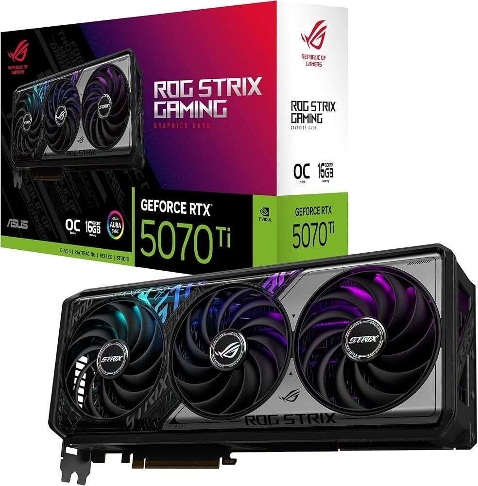Asus Rog Strix RTX 5070 voor pc 16 Gb, Computers en Software, Videokaarten, Zo goed als nieuw, Nvidia, PCI-Express 5.0, Overige soorten