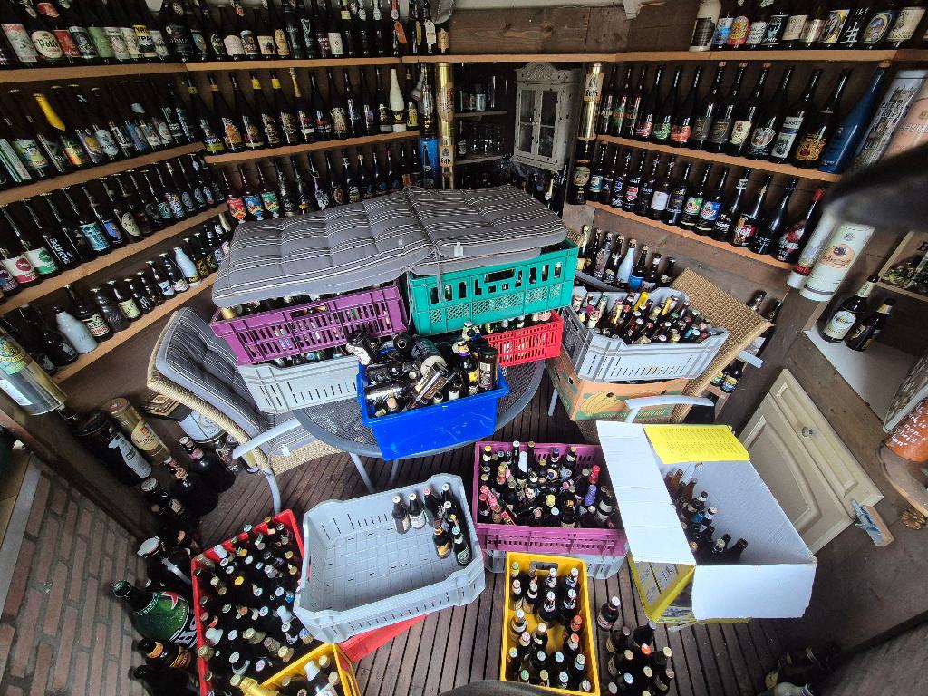 bouteille bière; recherche sur le marché (NL) par;  bière JP, Enlèvement ou Envoi, Comme neuf, Bouteille(s), Hertog Jan