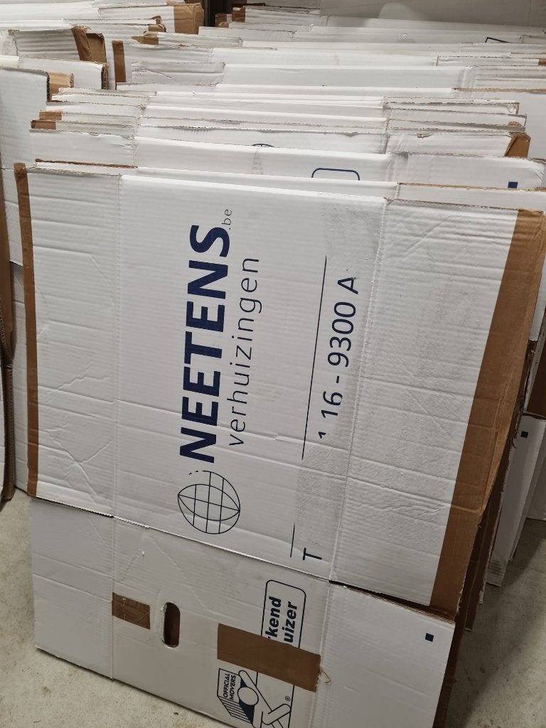 Verhuisdozen, Ophalen, Gebruikt
