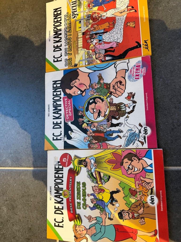 3 omnibussen de kampioenen, Boeken, Meerdere stripboeken, Ophalen, Zo goed als nieuw, Hec Leemans