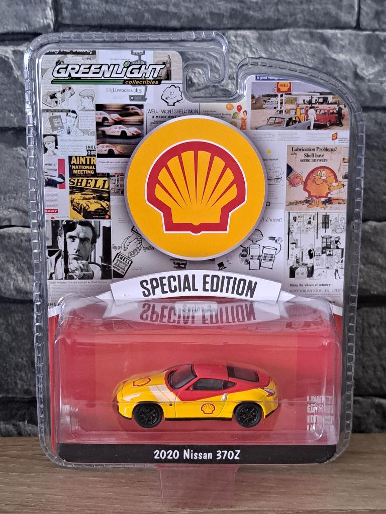 NISSAN 370Z SHELL 1/64ème, Auto, Nieuw, Ophalen of Verzenden, Greenlight
