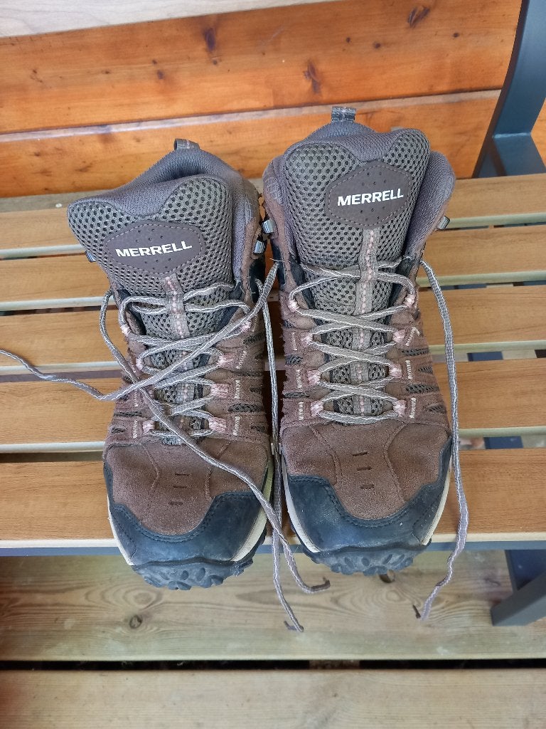 Chaussure de randonnée pour femme, Merrell, 41, Chaussures de marche, Merrell, Comme neuf, Brun