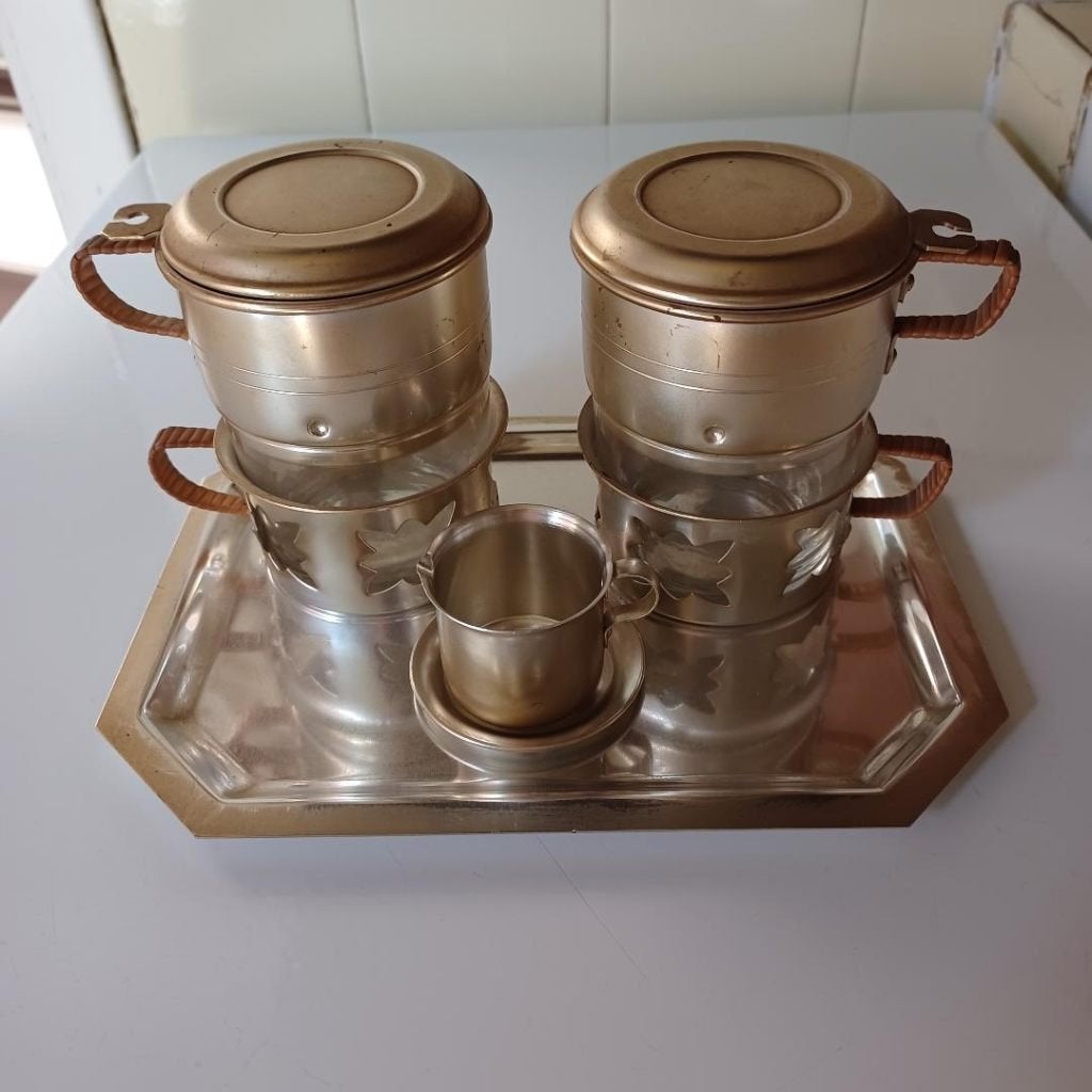 Vintage koffie/theesetje, Maison & Meubles, Cuisine | Vaisselle, Vintage, Comme neuf, Enlèvement, Autres types