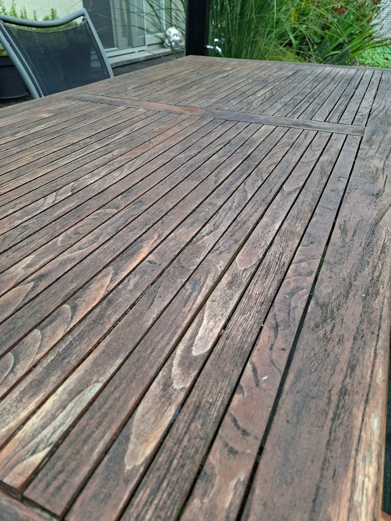 Tafel tuin met 4 stoelen, Jardin & Terrasse, Ensembles de jardin, Table à dinner, Salons de jardin, Utilisé, Enlèvement