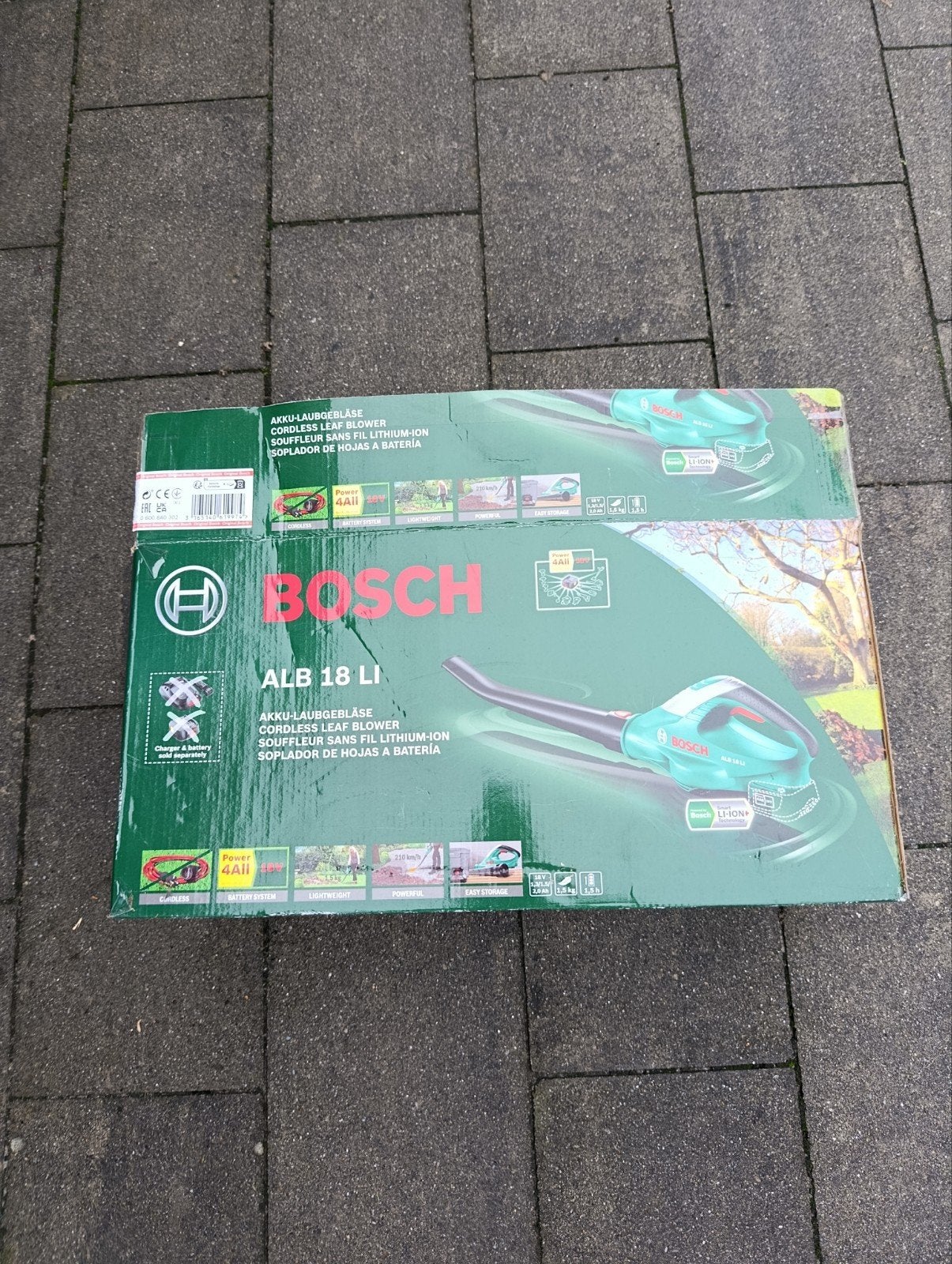 BOSCH bladblazer, Enlèvement