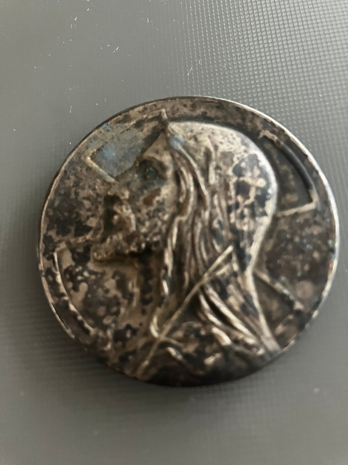 Antieke CHRISTUS-medaille., Verzamelen, Ophalen of Verzenden