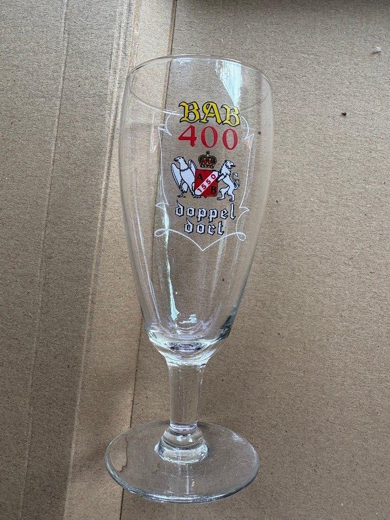 BAB 400 Doppel Dort., Collections, Marques de bière, Enlèvement ou Envoi, Utilisé, Verre ou Verres, Autres marques