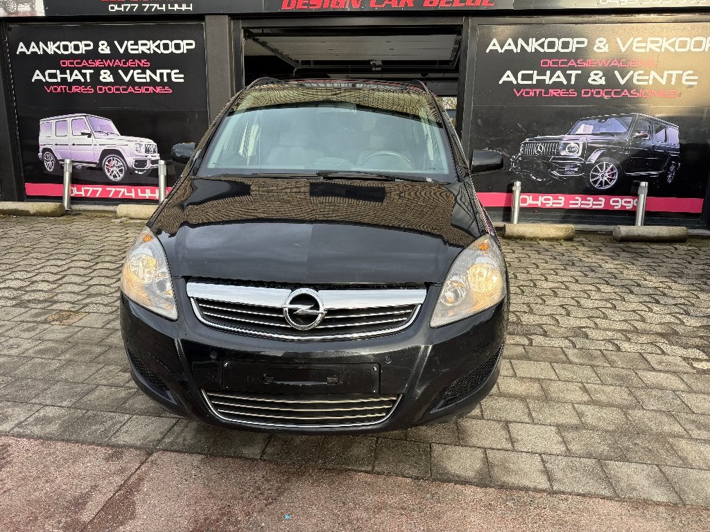 Opel Zafira Zafira 1.8i XER Cosmo, Auto's, Euro 5, Monovolume, Zwart, Bedrijf