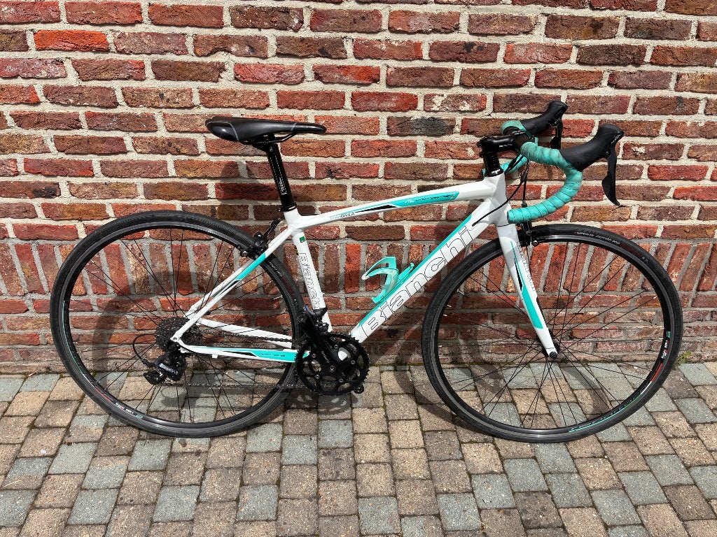 Bianchi dames koersfiets, Fietsen en Brommers, Gebruikt, Velgrem, 47 tot 50 cm, Overige maten