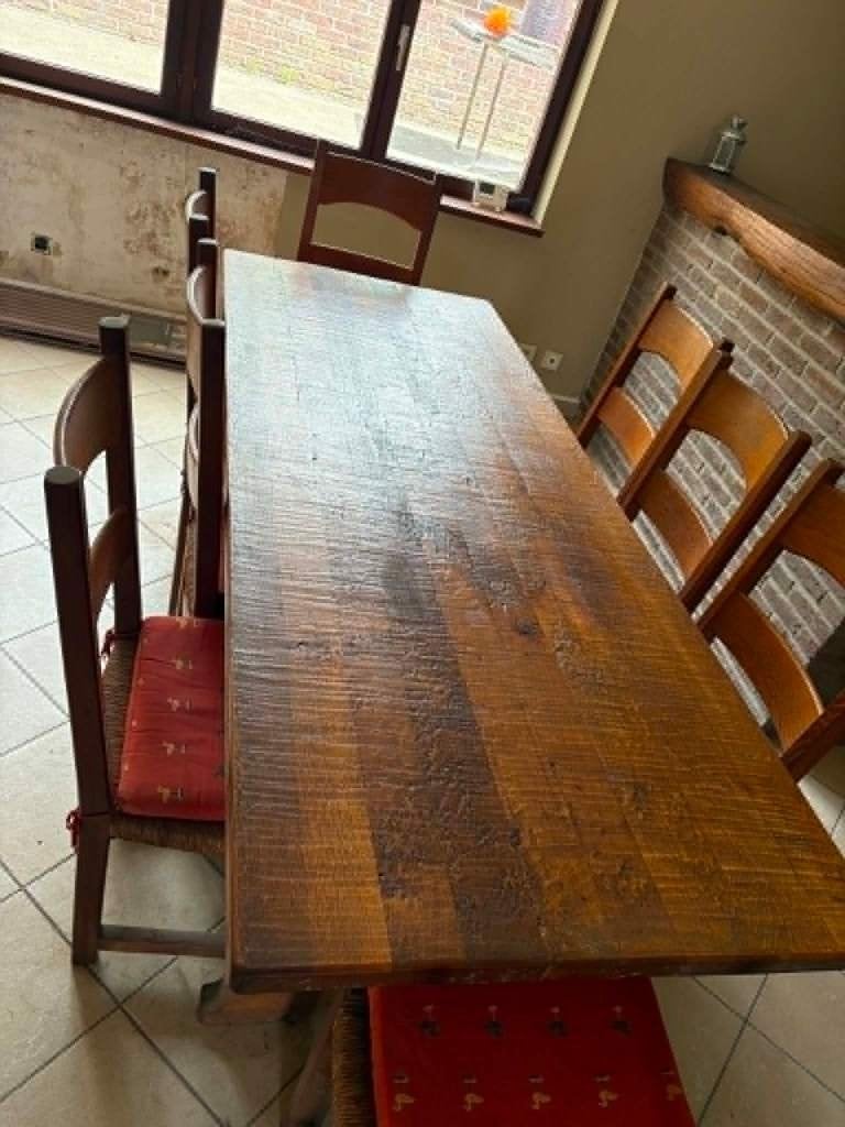 table de salle a manger, Maison & Meubles, Enlèvement, Utilisé, 50 à 100 cm, Chêne
