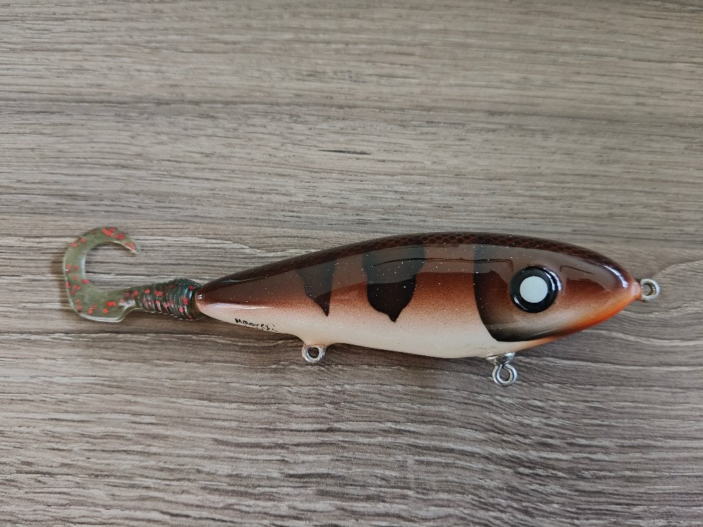 Mälaren Lures Jerk softtail 15,5cm 47g jerkbait snoek, Watersport en Boten, Ophalen, Nieuw