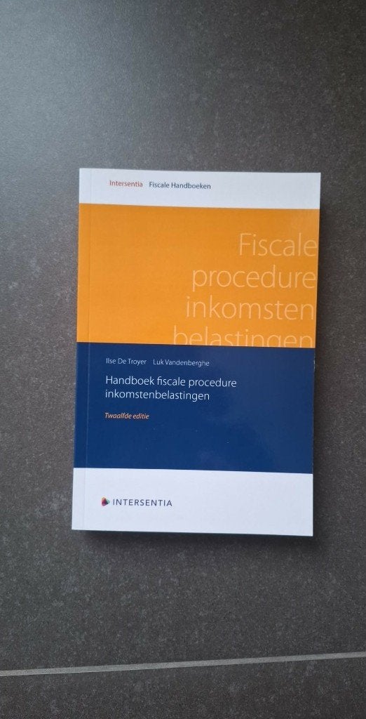 fiscale procedure inkomsten belastingen, Ophalen of Verzenden