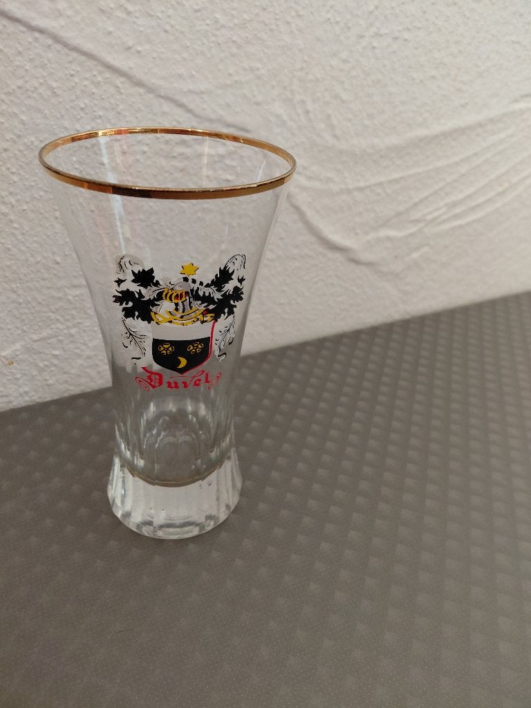 Tulp glas Duvel, Collections, Verres & Petits Verres, Utilisé, Verre à bière, Enlèvement ou Envoi