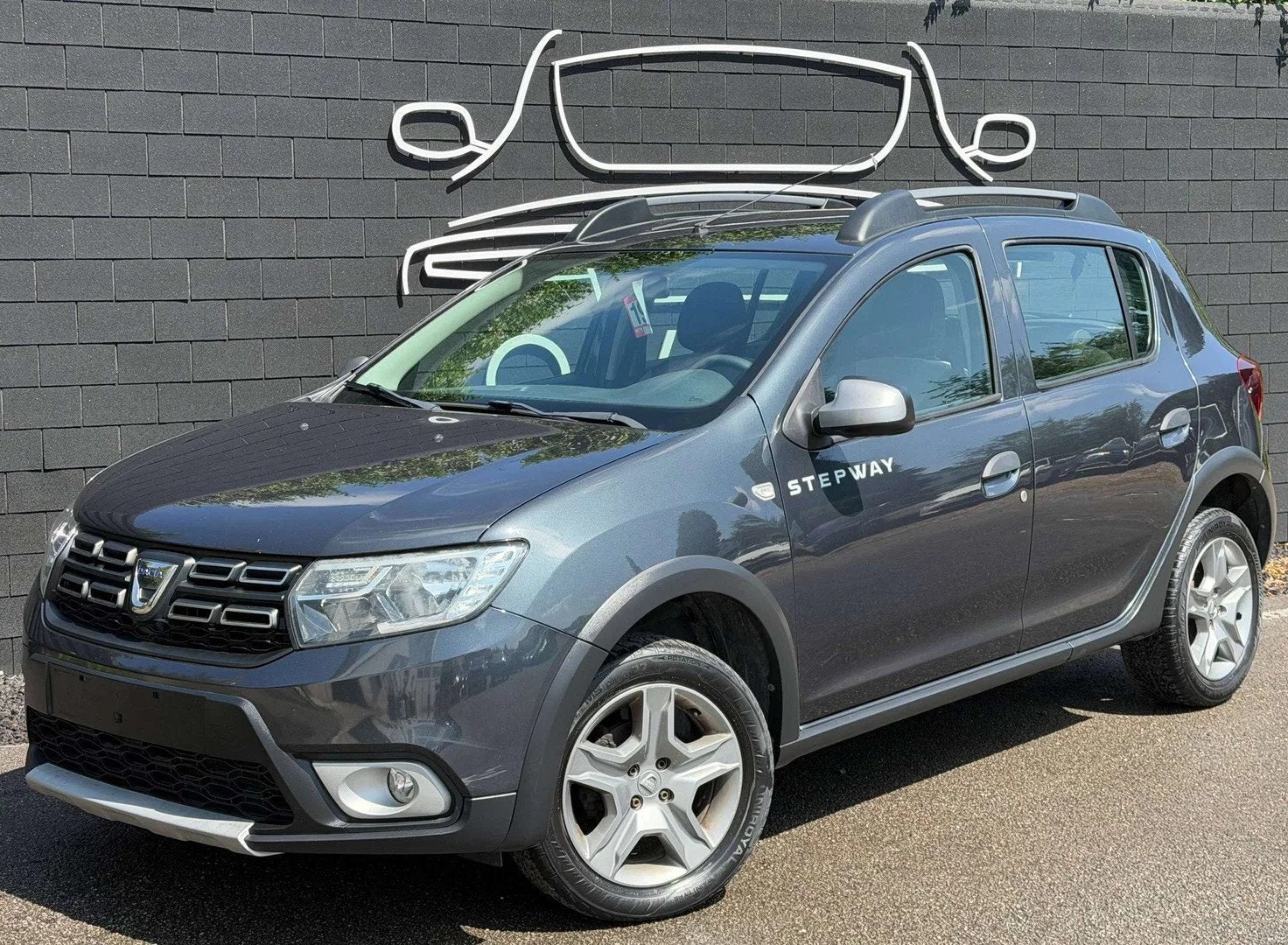 Dacia SANDERO Stepway 0.9 TCe+NAVI+AIRCO+EURO 6C, Argent ou Gris, Achat, Euro 6, Entreprise