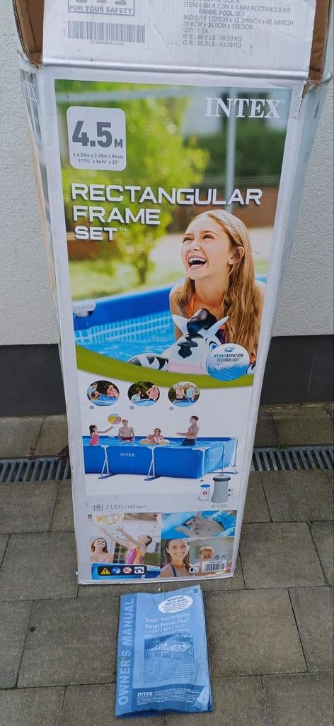 INTEX ZWEMBAD MET ZWEMBADLADDER NOG IN DE VERPAKKING, Ophalen, Ladder