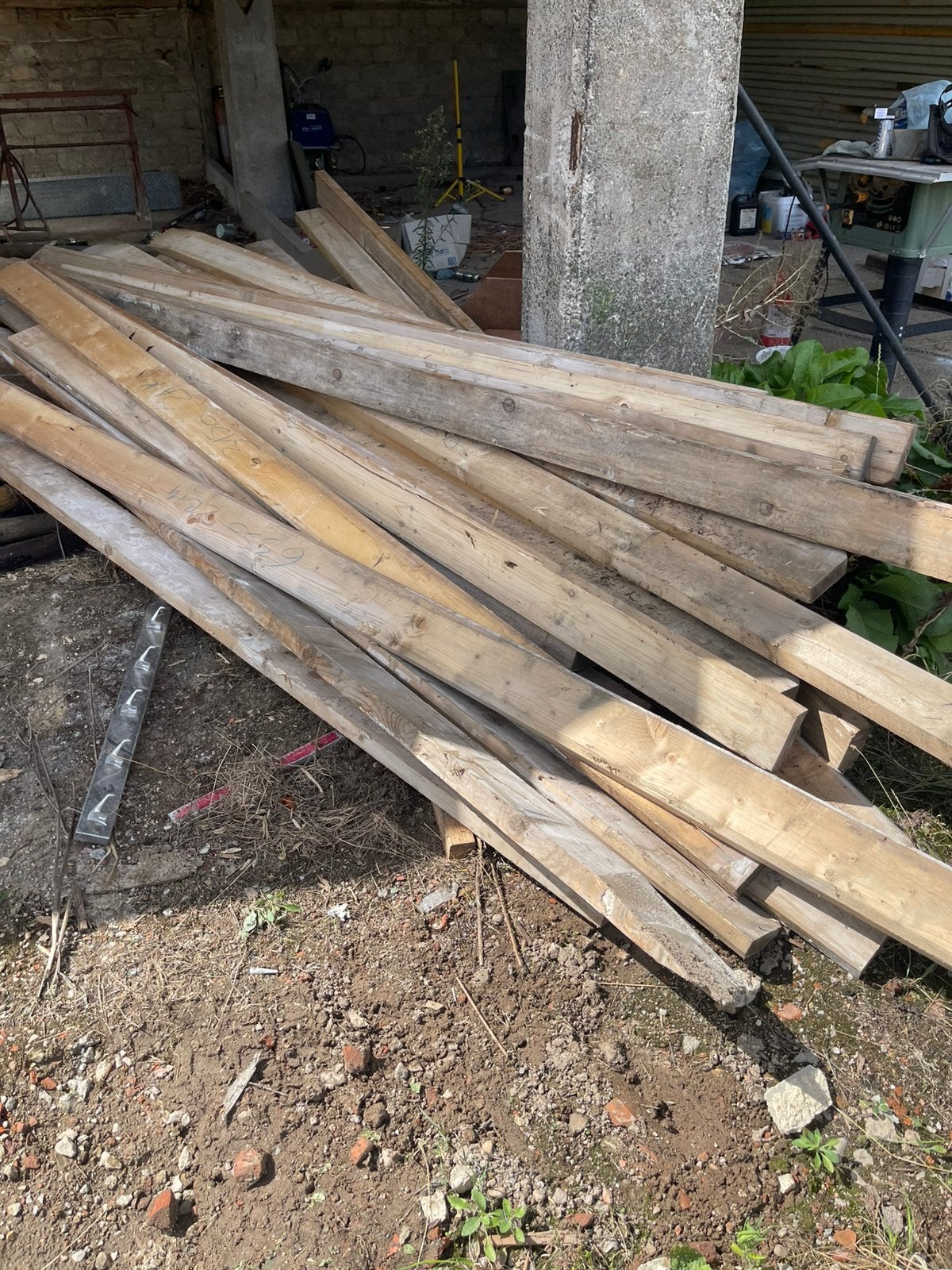 Hout, Ophalen, Gebruikt